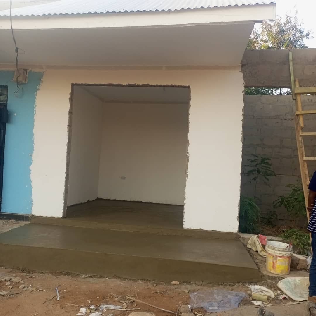 The shop built for the school in Mloka