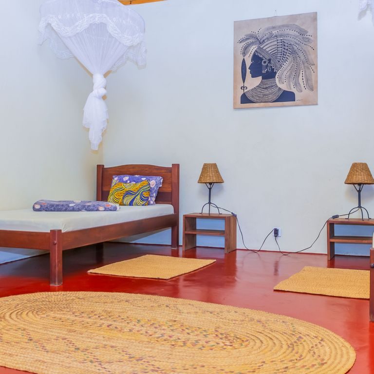 Two single beds in a Twin Simba room